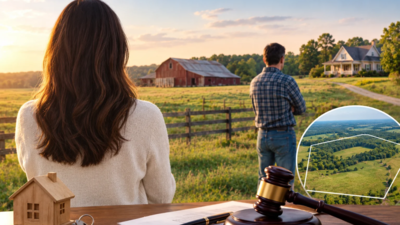 In 1994, a Mississippi woman bought a 432-acre farm later valued at .2 million; after marrying in 2004 and using the land to help finance their home, a divorce court ruled her husband had no ownership claim to it