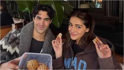 ‘Guys my baking is approved’: Ananya Panday shares holiday photo with Aarav Bhatia, son of Akshay Kumar and Twinkle Khanna, showing off homemade treats | Hindi Movie News