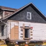In 1834, a historic Métis family home was built beside Georgian Bay in Canada; 192 years later, its owner transferred it for just  and the 75,000-pound house was moved across the water for a planned museum