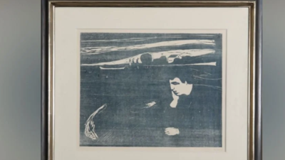In 1969, a family purchased an Edvard Munch woodcut in Norway; 57 years later the rare print has resurfaced in England with a £50,000 to £80,000 auction estimate. Bidding is set for October 28