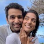 Archana Puran Singh’s son Ayushmaan Sethi gets engaged to Samiksha Shetty; shares dreamy cliff proposal PICS | Hindi Movie News