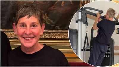 Ellen DeGeneres, 68, attempts pull-ups in new workout video: ‘Trust me, it’s hard’ |