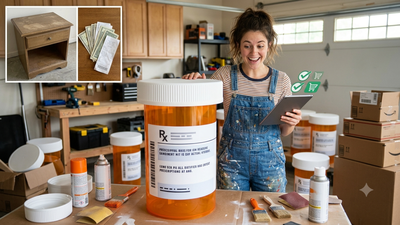 A 23-year-old spent $120 turning a free Facebook Marketplace find into a pill bottle table; the design generated $150,000 in sales in two weeks | World News