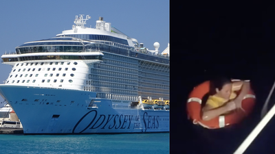A 44-year-old woman jumped into the sea from a cruise ship near Greece; 20 hours later, she was found alive in a lifebuoy, telling rescuers she wanted to disembark | World News
