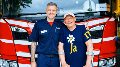 A man fell 30 feet into a freezing well, broke his back and foot; months later, he tracked down the firefighter who saved him | World News