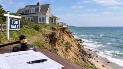 A Massachusetts buyer took a $3.85 million mortgage on a house sitting less than 14 feet from an eroding bluff; he demolished the property and went to court to challenge the loan | World News