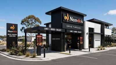 A newly built Nando’s drive-through in Australia sold for $5.845 million; its 15-year lease generates $319,035 a year, with rent rising 3% annually | World News