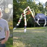 A Pennsylvania man started welding old car parts into sculptures in 1988; his Erie front yard now has a two-headed dinosaur and rocket ship | World News