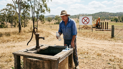 A Queensland farmer says his family’s 140-year-old well turned cloudy after neighbouring water tests; the council has rejected a bottling plant linked to a 96-million-litre annual groundwater licence﻿ | World News