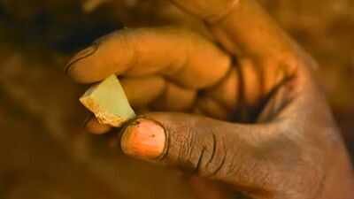 A tiny green pottery shard links Great Zimbabwe to China; glass beads reveal the medieval African city’s far-reaching trade networks | World News
