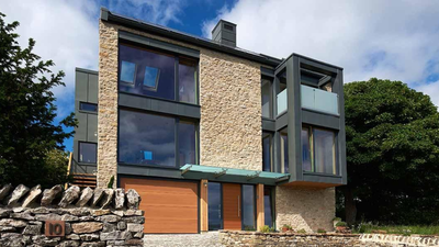 A Yorkshire couple built a four-bedroom home using straw bales and lime plaster; completed in 2018, the energy-conscious property is now listed for £2.75 million | World News