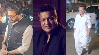 Sanjay Gupta’s last rites: Mortal remains arrive at Versova crematorium, Abhishek Bachchan, Rajpal Yadav, Rakesh Roshan, Rajat Bedi and others pay last respects | Hindi Movie News