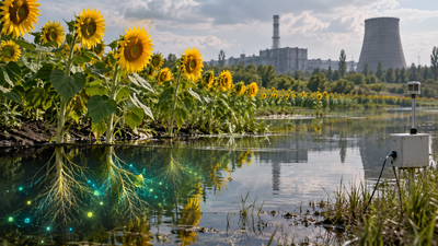 After the Chernobyl nuclear disaster, scientists planted sunflowers to pull radioactive material from contaminated water and soil; the flowers actually absorbed radioactive isotopes | World News