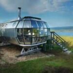 A silver airship-shaped cabin became one of Scotland’s most unusual holiday rentals; now AirShip 002 and two neighbouring retreats, a business grossing around £100,000 a year, are listed for over £750,000