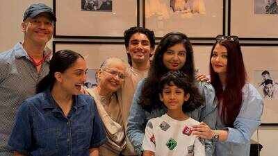 Aaradhya Bachchan looks taller than Aishwarya Rai Bachchan, flaunts long locks in new family photos as Shrima Rai shares glimpses of nephew Shivansh’s birthday celebration | Hindi Movie News