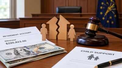 An Indiana husband withdrew 0,823 from his retirement account without telling his wife; the divorce court ensured an equal division of marital assets while accounting for unpaid child support | World News