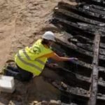 Archaeologists uncovered a 15th-century ship beneath Barcelona during car park construction; its wooden hull had around 30 ribs | World News