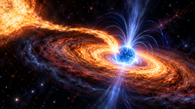 Astronomers spot gas falling onto a neutron star for the first time, revealing how matter flows towards the star |