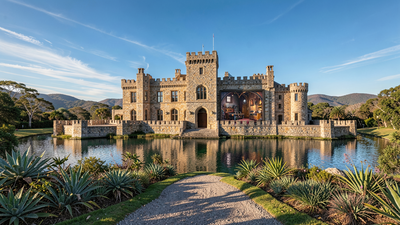 An Australian builder spent years turning a home for his son into a medieval castle with a moat, a dungeon-style games room and water-spouting gargoyles | World News