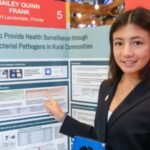 Meet Bailey Quinn Frank, 15, from Fort Lauderdale, who built an air sampler with a small fan and filter paper to collect bacterial DNA; she has now won a ,000 science prize among nearly 2,000 applicants