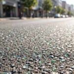Baltimore turned waste glass into road surfaces on at least 17 streets; the crushed glass made the pavement sparkle under sunlight and streetlights | World News