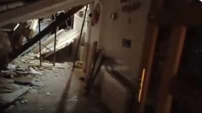 Spain bar collapses: 11 injured after building traps 25-30 people inside