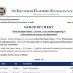 Ca Foundation Mock Test Schedule January 2027: CA Foundation January 2027 mock test schedule released; check Series 1 and 2 dates, timings and registration steps