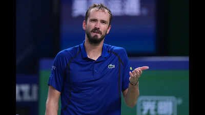 ‘I will retire’: Daniil Medvedev threatens umpire in dramatic Shanghai Masters loss – Watch | Tennis News
