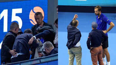 Daniil Medvedev disqualified from China Open after hitting spectator with ball; Novak Djokovic says ‘I was shocked’ – Watch | Tennis News