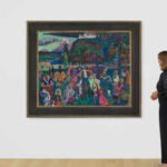 A Kandinsky masterpiece stolen by the Nazis in 1940 was returned to the heirs of its Jewish owners in 2023; the 1907 painting has now sold at auction for nearly  million