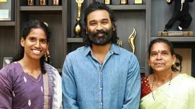 Dhanush honours Athlete Vidhya Ramaraj after her historic Asian Games victory, hails her remarkable achievement | Tamil Movie News