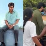 Dulquer Salmaan’s team tries to control crowd as fans mob the actor during ‘Sri Sri’ shoot in Vizag |