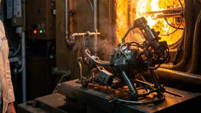 Nasa heated a yoga-ball-sized Venus probe model to 869°F in a Pennsylvania furnace, running the test 6 times |