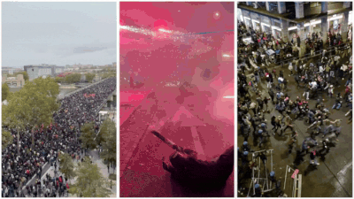 Europe Protests: Europe Spring? Protests engulf continent as people take to streets in France, Albania, Italy, Spain, Portugal