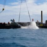 Florida turned wreckage from the Hurricane Ian-damaged Naples Pier into an underwater habitat: 59 concrete pilings weighing more than 300 tons now sit at Wasmer Reef about 10 miles offshore instead of a landfill