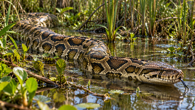 Florida’s Burmese pythons are carrying three previously unknown RNA viruses; scientists are investigating whether they could reach native snakes |