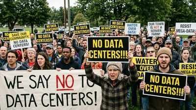 How opposition to data centres is bringing Democrats and Republicans together during midterms