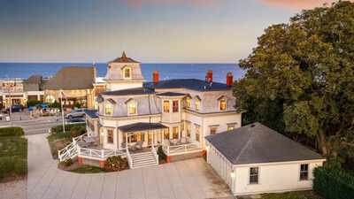 Iconic 1880s Rhode Island waterfront social club is being offered for the first time in 50 years; after a .2 million price cut, the historic five-bedroom property now asks .75 million