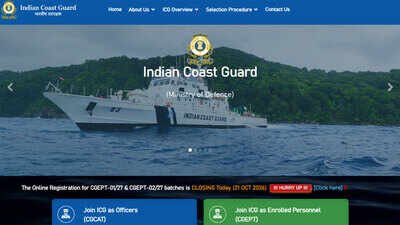 ICG CGEPT Recruitment 2026: Last date to apply for 365 posts today, check eligibility and direct link