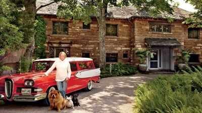 In 1997, Martha Stewart bought Edsel Ford’s 63-acre Maine estate for reportedly under  million; she restored its historic landscape while preserving the 12-bedroom stone house and Ford family china