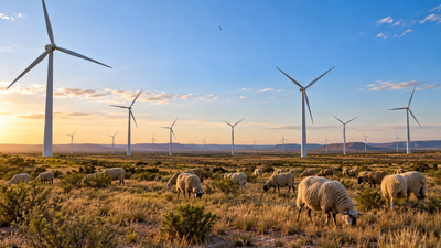 In 2001, the Indian Mesa wind farm began operating in Pecos County with 125 turbines; sheep grazing continued, and 0,000 was paid in school taxes | World News