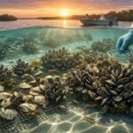 In 2004, Florida researchers used 36 recycled oyster shells per reef mat, helping restore Mosquito Lagoon reefs to around 1,000 live oysters per square metre | World News
