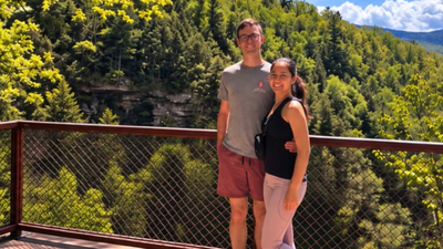In 2025, a Wisconsin hiking couple were struck by lightning and Eva revived Nick twice during a 50-minute rescue wait; a year later, they are married, and she is due to receive a lifesaving award