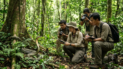 In 2025, scientists examined three king cobra encounters in Thailand, revealing a little-known side of the venomous snakes that had long been missing from scientific research |