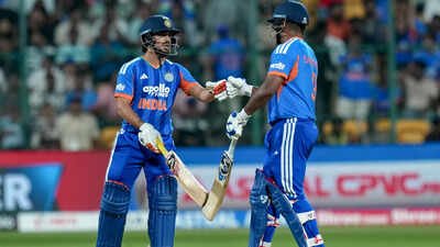 Rain washes out Bengaluru series decider after India script history in fifth T20I against West Indies | Cricket News
