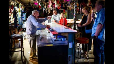 A 103-year-old World War II veteran has been tending the same basement bar in Maryland since 1963; after 63 years behind the counter, Irv Koch still opens when the first customer arrives