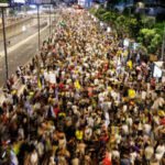 ‘From the river to the sea’: Hundreds rally across Israel for Jewish-Arab government as election count continues