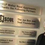 Jon Bon Jovi’s foundation helped turn part of the former Walter Reed Army Medical Center into housing; in 2019, the Washington project opened with homes for 77 formerly homeless veterans