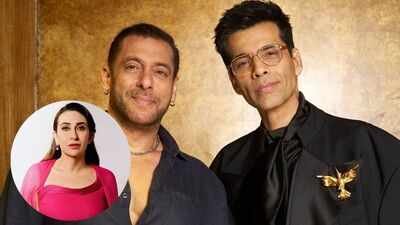 Salman Khan’s ‘Koffee With Karan 9’ premiere episode to feature surprise appearance by Karisma Kapoor as the Karan Johar hosted talk show returns with its final season starting October 14 | Hindi Movie News