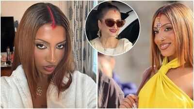 KATSEYE’s Lara Raj calls her kumkum look a tribute to the ‘forever style icon, the legendary Rekha’ and her mother; calls it a ‘sacred blessing’ amid online debate |